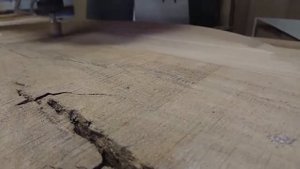 Фрезеровка слэбов из карагача