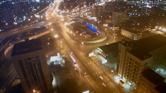 Москва - Нижегородская улица - веб камера 03.01.2020 18:57