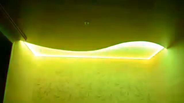 Невероятно красивая подсветка натяжного потолка смотреть онлайн