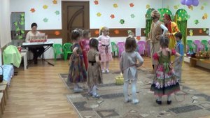 Baby club.Танец Игра Рябинка Утренник Золотая осень 5 лет Детский клуб Капитошка www.kapetoshka.ru