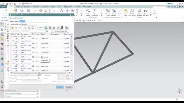 Automatic Laminate Composite Optimization with SmartDO and NX CAE : (7/8) : Ply-Based Settings in N смотреть онлайн
