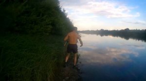 На рыбалке река Онега