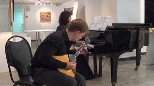 Е. Тростянский -  Гротеск и размышление  - Дмитрий Бычков (балалайка), Екатерина Линик (ф- но)