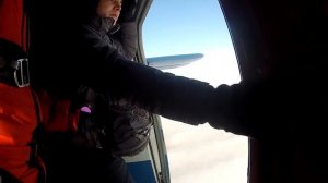 Прыжок с парашютом Д1-5у. Задержка 3 секунды. Высота 1000 метров