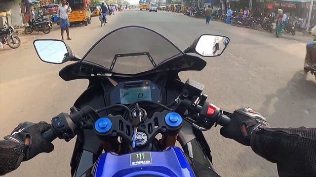 Yamaha R15 M City ride reaction | beast reaction on city   #lifestyle
