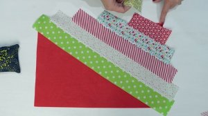 Christmas Patchwork Placemat | Christmas Table Ideas on a Budget | Christmas Sewing Craft Ideas