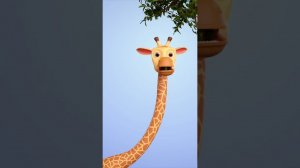 Que mangent les girafes ? | Vidéo éducative pour enfants | HeyKids #shorts