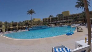Palm Beach Resort Eurotel Hurghada. Прогулка от главного корпуса до пляжа