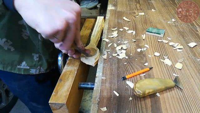Деревянная ложка своими руками. do-it-yourself wooden spoon смотреть онлайн