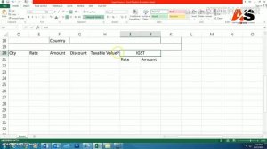 How to make Export Invoice with GST in MS Excel Sheet 2013