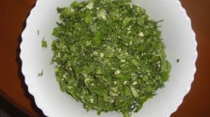 Лаваш с зеленью