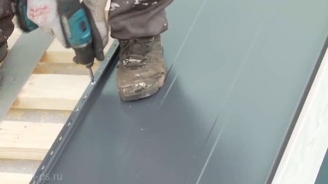 Монтаж фальцевой кровли своими руками