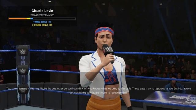 WWE SMACKDOWN. 13 Elimination. 3 Lap. Монолог Claudia Levin до боя смотреть онлайн