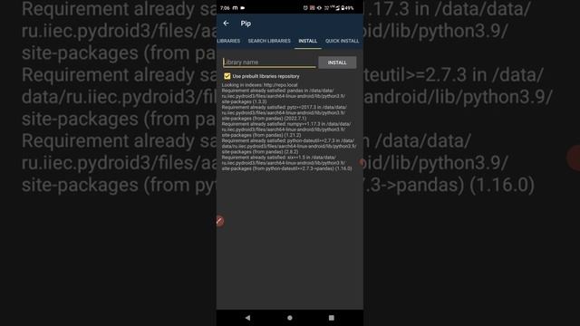 how to install pandas in pydroid | mobile me pandas ki coding kaese kre | python pandas coding смотреть онлайн