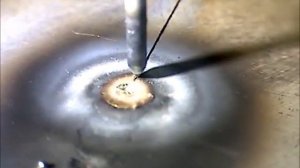 Импульсно-дуговая сварка латунных листов толщиной 1.0мм и 1.5мм