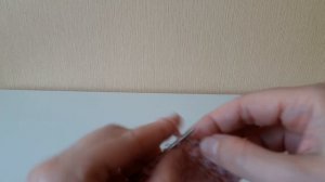 Очень простой рельефный узор спицами. Всего 4 ряда !