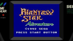 Phantasy Star Adventure (Sega Game Gear) - Title screen