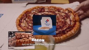 ‘Parmesana Carbonara / BBQ Texas Crispy’, de Grey para Domino’s Pizza