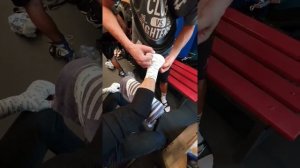 Профессиональное тейпирование рук в боксе