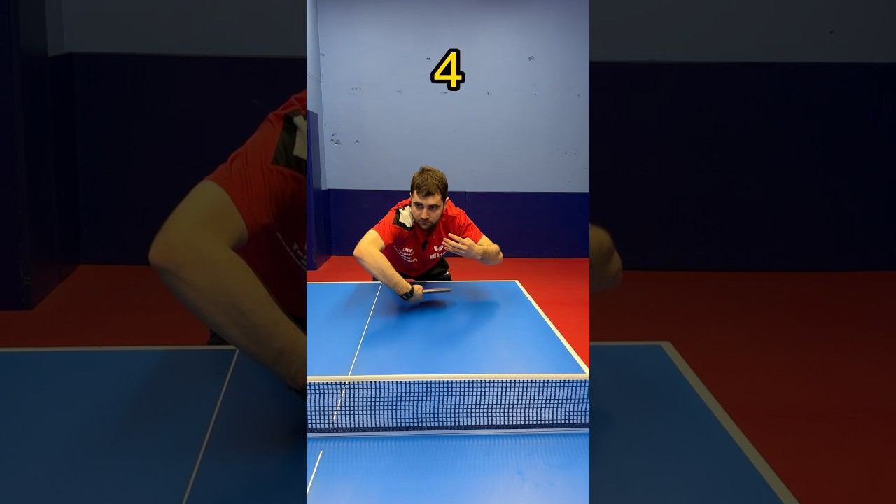 Как делать банан слева? Техника скидки слева по верхнему вращению. Banana flick #pingpong смотреть онлайн