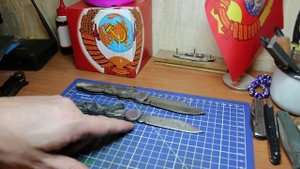 Складной нож "Лиса" эпохи СССР, ПК МООиР