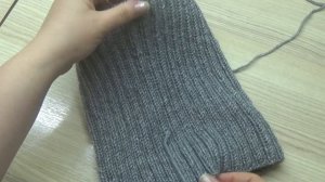 Шапка спицами с отворотом. Простая вязаная шапка. Расчёт петель для любого размера. МК.