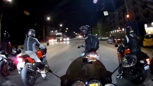 интенсивный прохват на мото по Воронежу.