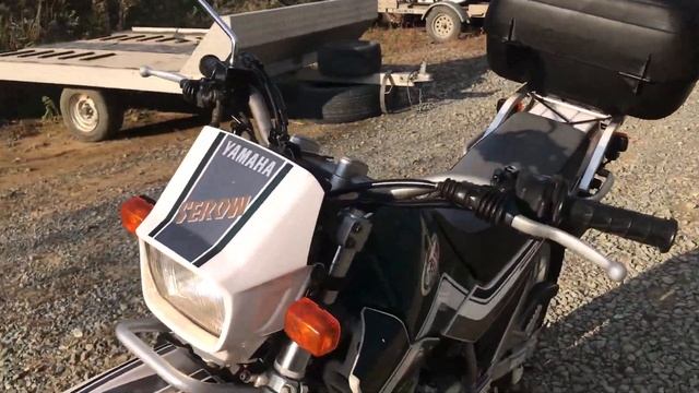 Видео запуска Yamaha Serow 225 смотреть онлайн