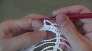 Салфетка " Снежная королева ". Часть 3.