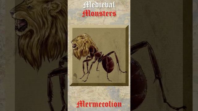 Medieval Monsters 2 - Mermecolion #shorts