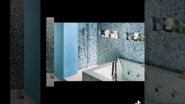 Отделка мозаикой ванной комнаты #мозаика #производство #ваннаякомната #плитка