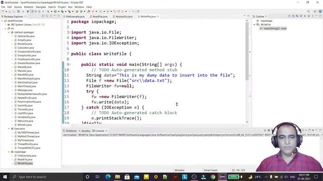 Java File Handling -3-  Java File Writer | Java File Ouput Stream | Dr Vipin Classes