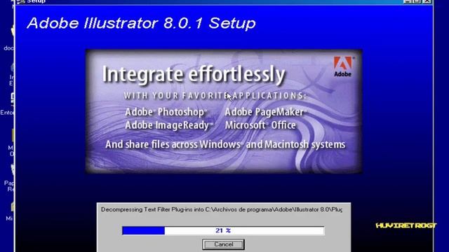 HUVI RETRO: Instalación Adobe Illustrator 8.0 смотреть онлайн
