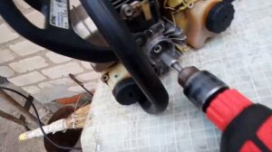 Заводим в обратную сторону бензопилу STIHL MS 180 (ДЛЯ УСТАНОВКИ ЗАЖИГАНИЯ НА СКУТЕР JOG )