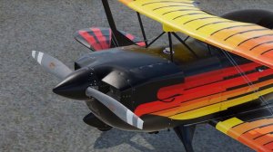 Christen Eagle II - спортивный самолёт ( США ). Рассматриваем на стоянке. Симулятор DCS World.