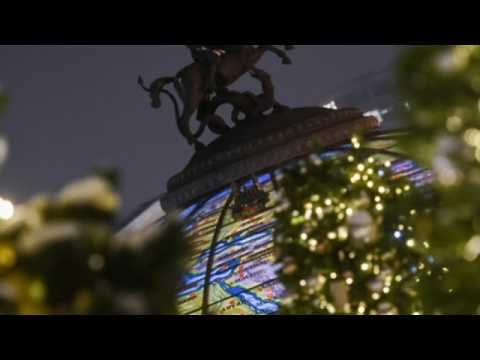 Как украсили Москву к Новому году 2019 смотреть онлайн