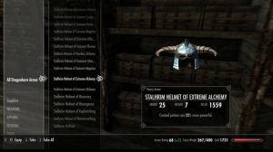 Stalhrim Helmet of Extreme Alchemy (Heavy Armor)