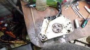 Как откручивать сцепление Штиль MS-180