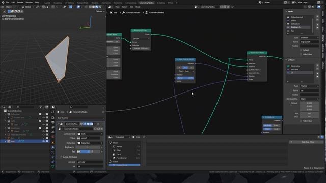 Процедурное дерево в Blender 3D смотреть онлайн