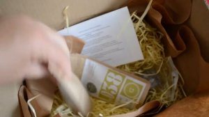 Подарок в Германию из России, распаковка посылки.