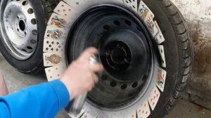 Как самому красиво покрасить стальные диски. tuning wheel