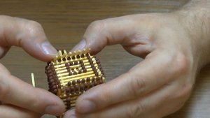 Избушка на курьих ножках из спичек без клея, русские сказки