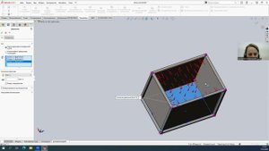 SolidWorks. Курсовая работа. Проектирование Бака усиленного рамой.