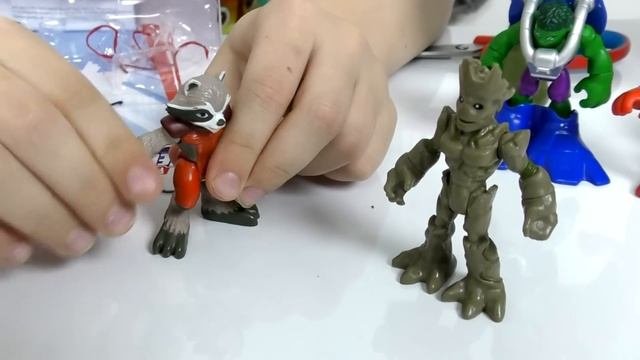 ТРАНСФОРМЕРЫ Автоботы  Оптимус и Герои МАРВЕЛ СТРАЖИ ГАЛАКТИКИ Transformers Видео для детей