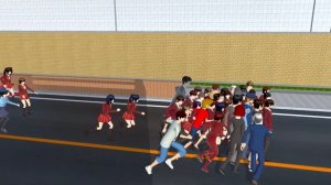 Obstacle Race || SAKURA School Simulator