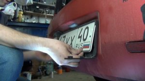 GEELY MK - подсветка номера.