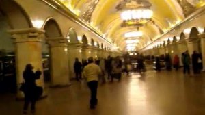 Moscow metro Komsomolskaya Комсомо́льская