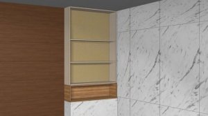 Шкаф над инсталляцией в туалете