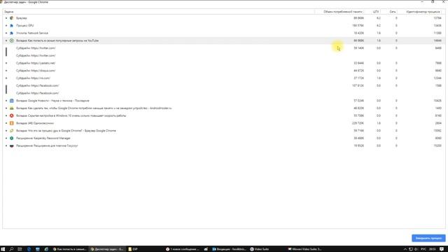 Как ускорить работу браузера Google Chrome? Ускорь свой Гугл Хром. Диспетчер задач браузера. смотреть онлайн