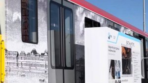 Новинка! Метровагон "Балтиец" (81-725.1) обзор снаружи, салона и кабины на ЭКСПО1520